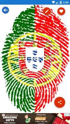 Portugal Flag Wallpaper Flags android App screenshot 0