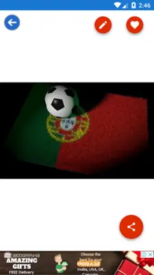 Portugal Flag Wallpaper Flags android App screenshot 2